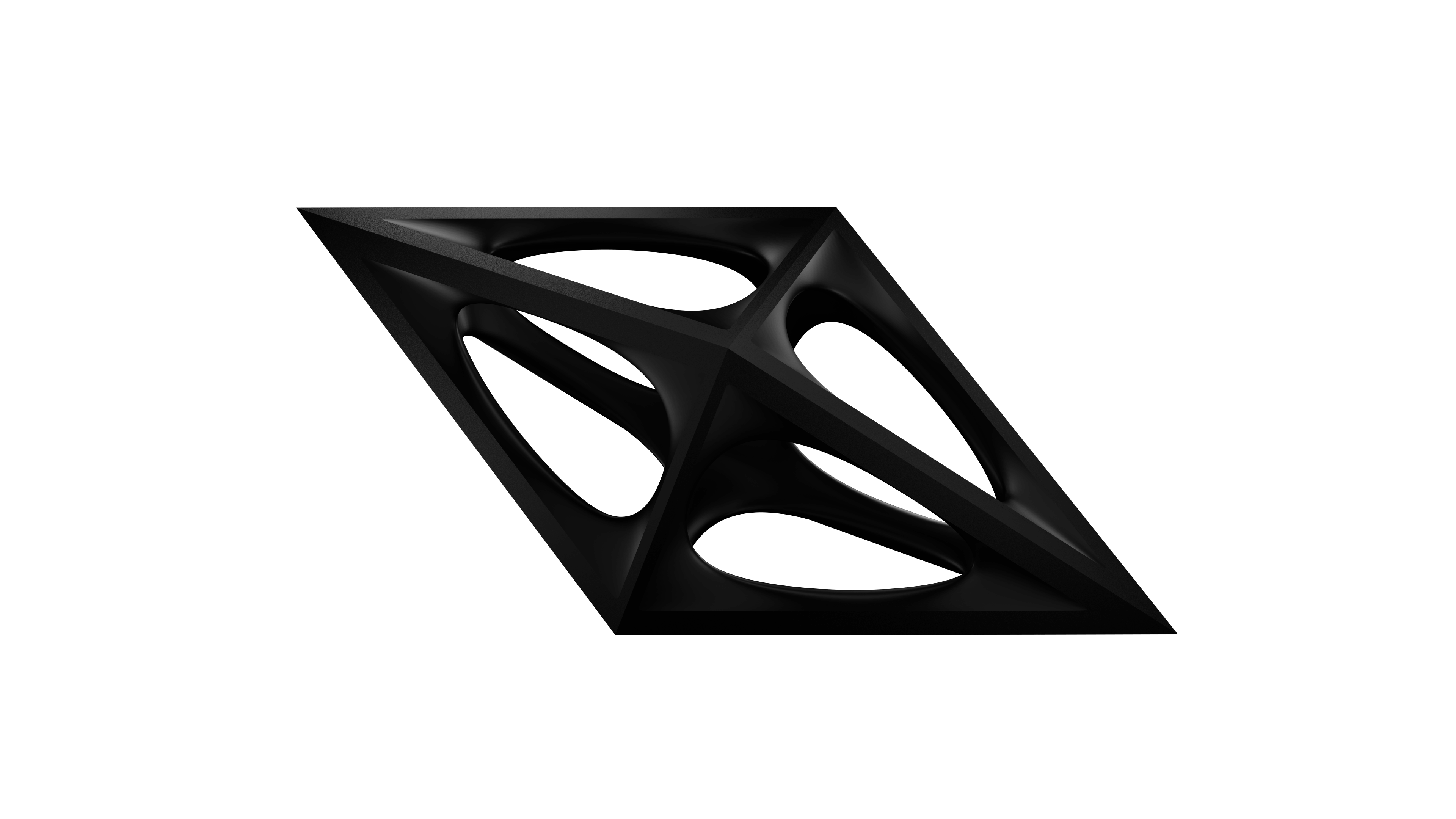 Black Award Trophy